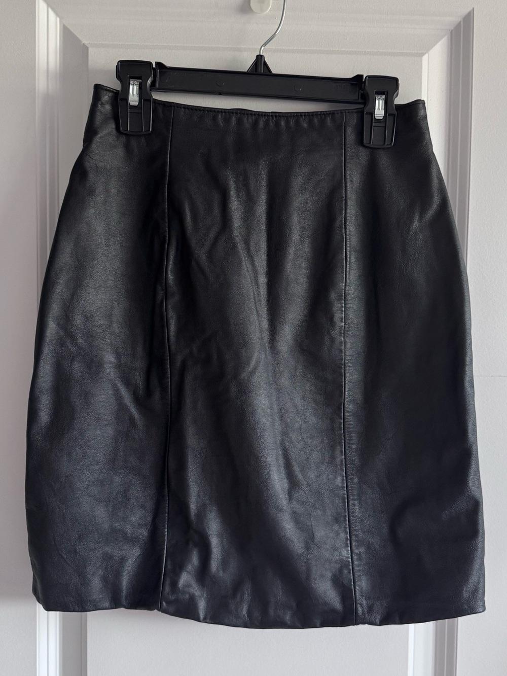 Wilsons Leather Vintage Black 100% Leather Mini Skirt
